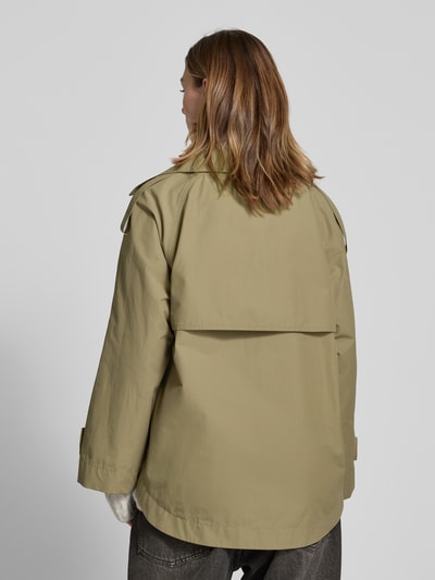 Marc O'Polo Denim Jacke mit Leistentaschen Oliv 5