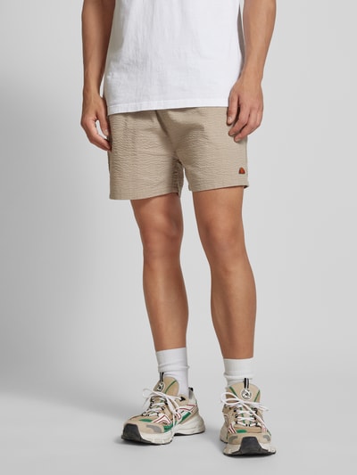 Ellesse Badehose mit elastischem Bund und Tunnelzug Taupe 4