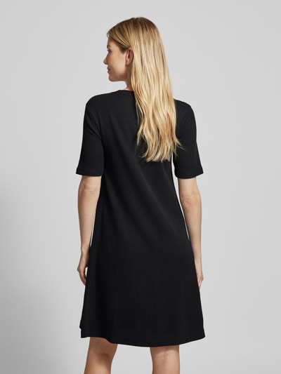 Marc O'Polo Knielanges Kleid in unifarbenem Design Black 5