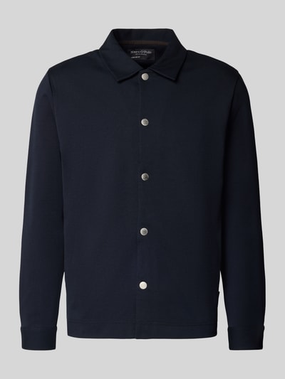 Marc O'Polo Regular fit overhemdjack van katoenmix Marineblauw - 2