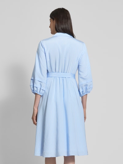 More & More Hemdblusenkleid mit Bindegürtel Sky 5
