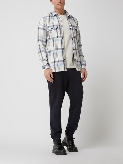 Tom Tailor Denim Relaxed Fit Hemdjacke aus Baumwolle Offwhite 1