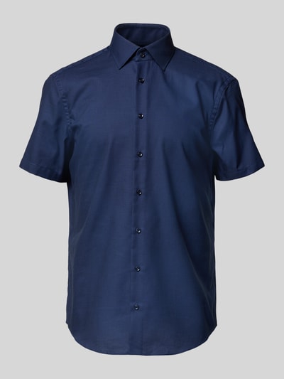 Christian Berg Men Regular fit zakelijk overhemd met knoopsluiting Marineblauw - 2