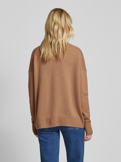 (The Mercer) N.Y. Strickpullover aus Kaschmir mit Rundhalsausschnitt Camel Melange 5