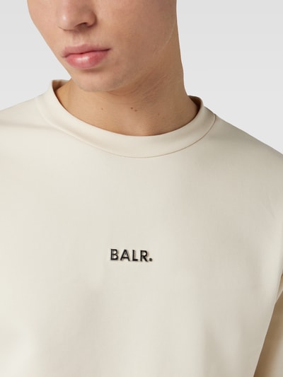 Balr. Regular fit sweatshirt met labeldetail Offwhite - 3