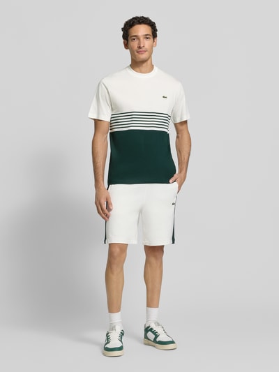 Lacoste Regular Fit T-Shirt aus reiner Baumwolle Weiss 1