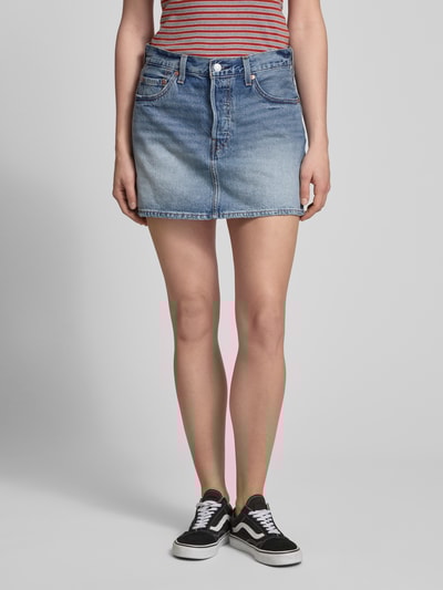 Levi's® Spódnica jeansowa z 5 kieszeniami Jasnoniebieski 4