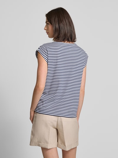 monari T-Shirt mit Statement- und Motiv-Print Marine 5