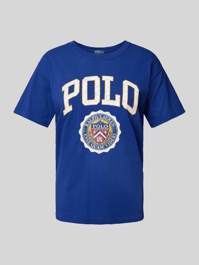 Polo Ralph Lauren T-shirt met labelprint Koningsblauw - 2