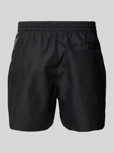 Calvin Klein Underwear Badehose mit Label-Print Black 3