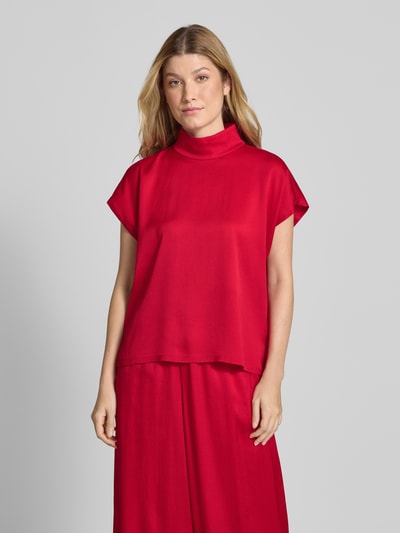 Drykorn Blouseshirt met opstaande kraag, model 'ALARIA' Felroze - 4