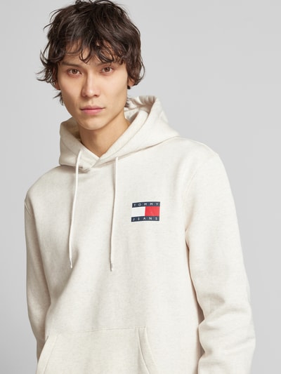 Tommy Jeans Hoodie mit Label-Print Sand 3