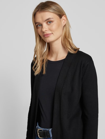 Soyaconcept Cardigan aus Viskose-Mix mit Schalkragen Modell 'DOLLIE' Black 3