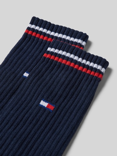 Tommy Hilfiger Socken mit Kontraststreifen im 2er-Pack Marine 2