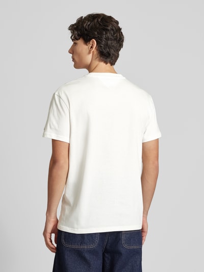 Tommy Jeans T-Shirt mit Label-Print Offwhite 5