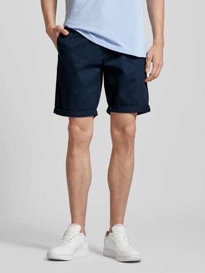 Tommy Jeans Shorts in unifarbenem Design Modell 'SCANTON' Marine 4