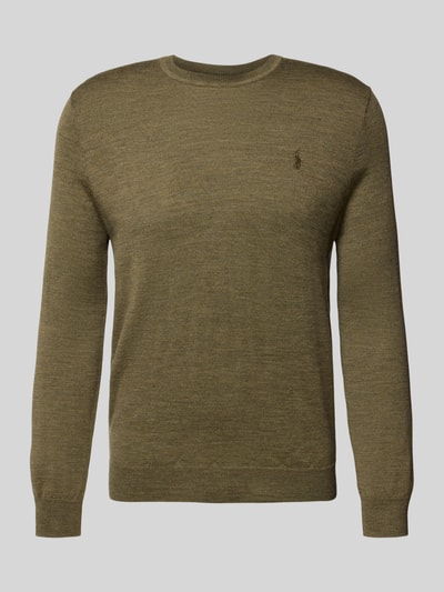 Polo Ralph Lauren Strickpullover aus Merinowolle Oliv 2