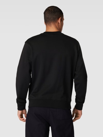 BOSS Orange Sweatshirt mit Label-Print Modell 'Pantera' Black 5