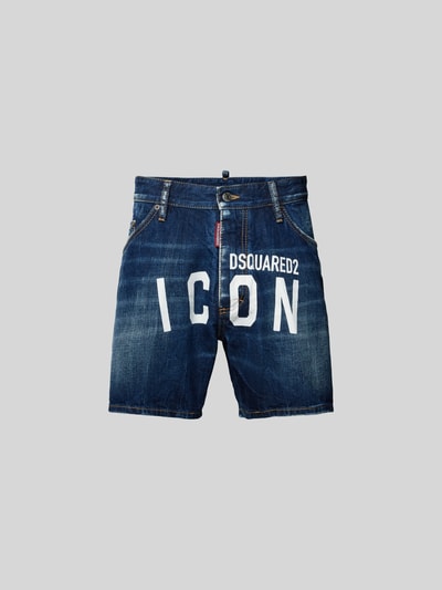 Dsquared2 Regular Fit Jeansshorts aus Baumwolle Blau 2