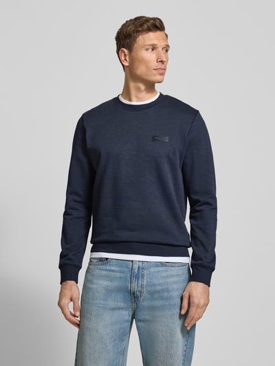 Marc O'Polo Regular Fit Sweatshirt aus reiner Baumwolle  Marine 4