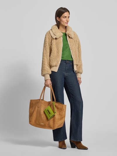 Steve Madden Handtasche mit Label-Detail Modell 'Bantonia' Cognac 1