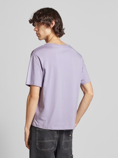 Jack & Jones T-Shirt mit Label-Print Modell 'STAR' Lavender 5