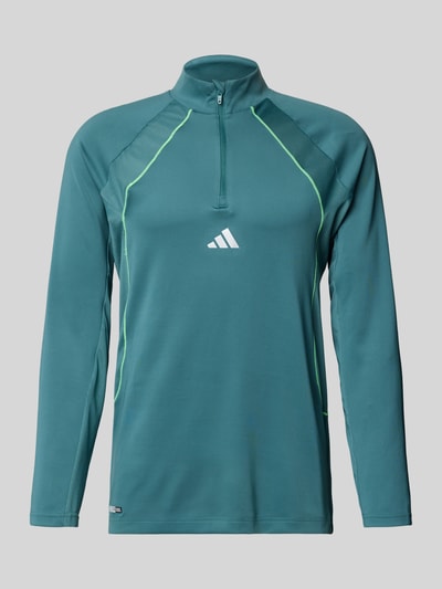 adidas Training Sweatshirt met opstaande kraag Flessengroen - 2