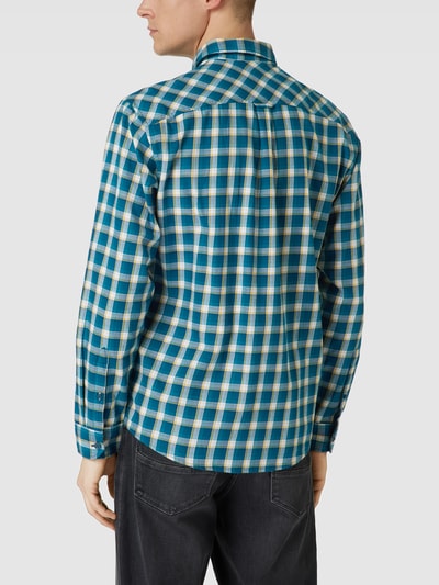 Esprit Regular Fit Freizeithemd mit Glencheck-Muster Hellblau 5