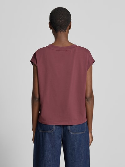 Christian Berg Woman Selection Blusenshirt mit Knotendetail Bordeaux 5
