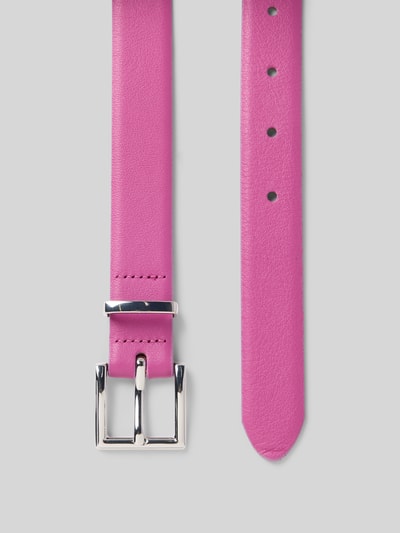 Weinmann Ledergürtel mit Dornschließe Modell 'Seta' Fuchsia 3