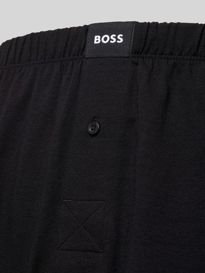 Produktfoto, Boxershorts aus Baumwoll-Mix im 2er-Pack von BOSS, efekt: jednolity kolor, naszywka z logo, elastyczny ściągacz, mieszanka bawełny