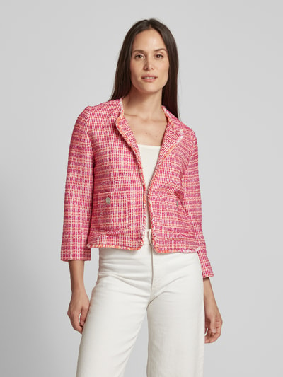 s.Oliver BLACK LABEL Blazer in Bouclé-Optik Pink 4