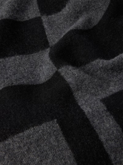 HUGO Sjaal van wolmix, model 'MARTYN' Zwart - 2