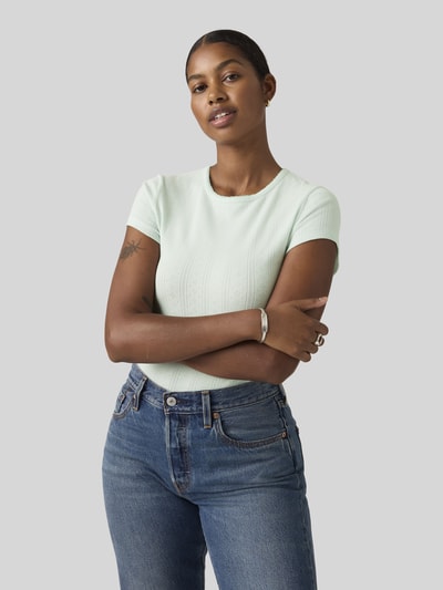 Levi's® Regular Fit T-Shirt mit Rundhals Hellblau 1