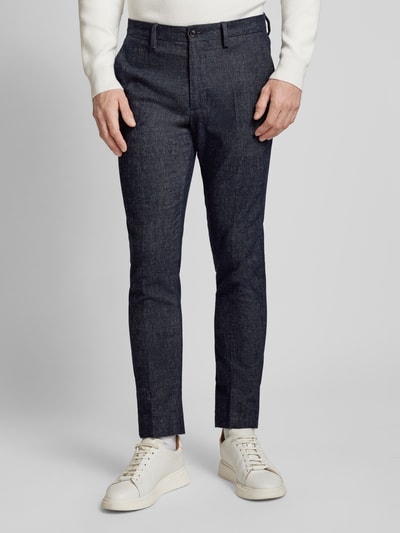 Tommy Hilfiger Regular Fit Hose mit Bügelfalten Modell 'BLEECKER' Marine 4