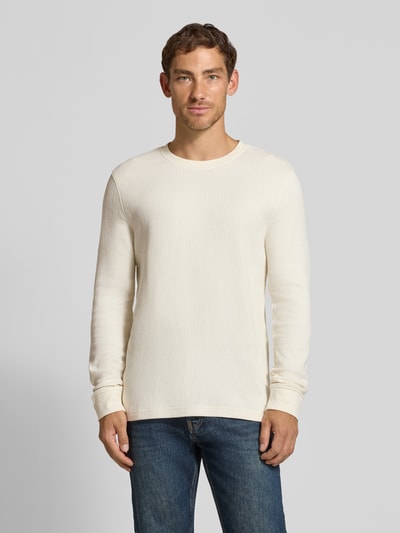MCNEAL Longsleeve mit Ripp-Struktur Sand 4