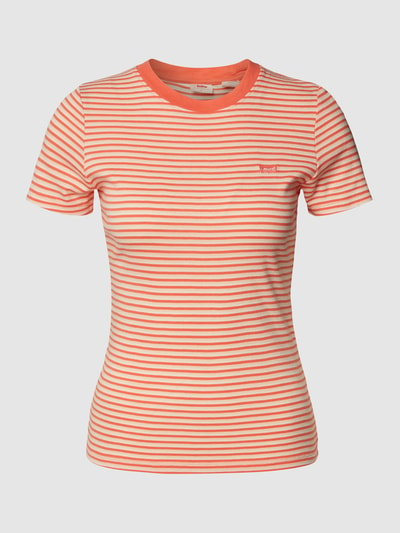 Levi's® T-Shirt mit Streifenmuster Lachs 2