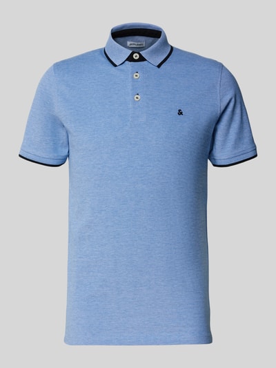 Jack & Jones Slim Fit Poloshirt mit Logo-Stitching Modell 'PAULOS' Royal 2