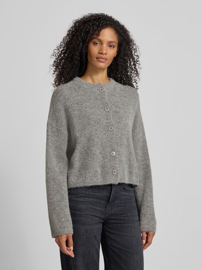 Drykorn Gebreide pullover van wolmix, model 'MARWENI' Antraciet gemêleerd - 4