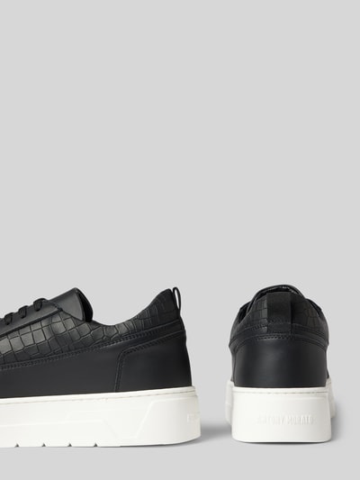 Antony Morato Sneaker aus Leder mit Label-Detail Modell 'FLINT' Black 2