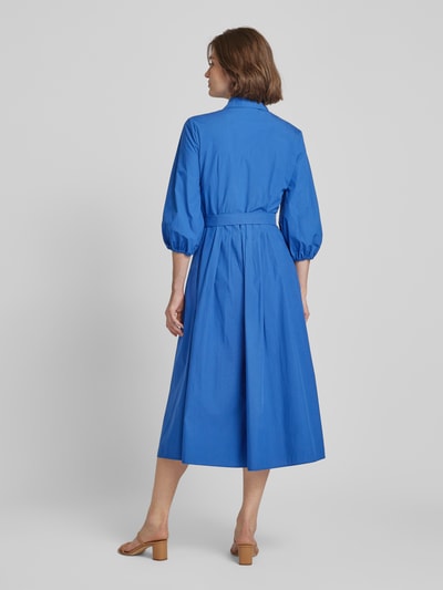 Weekend Max Mara Overhemdjurk met strikceintuur, model 'FAENZA' Blauw - 5