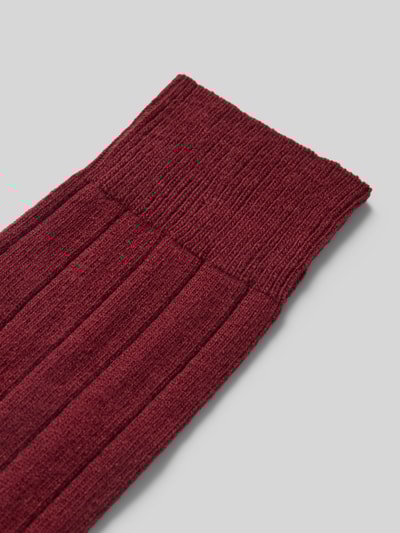 Falke Sokken met kasjmier Roestrood - 2