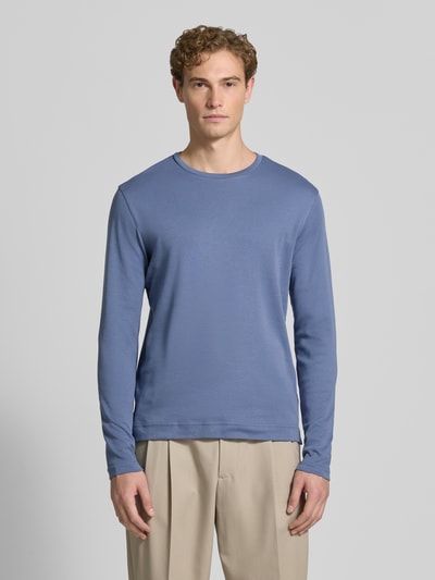 Christian Berg Men Longsleeve mit Rundhalsausschnitt Jeansblau 4