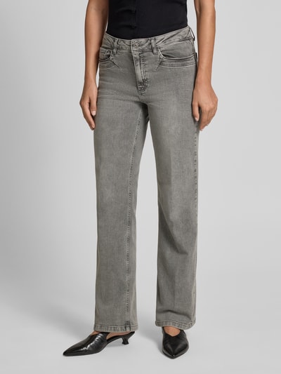 More & More Jeansy z poszerzaną nogawką i wpuszczanymi kieszeniami Ciemnoszary 4