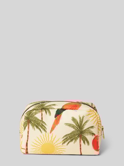 WOUF Kosmetiktasche mit Label-Badge Modell 'Rio' Sand 2