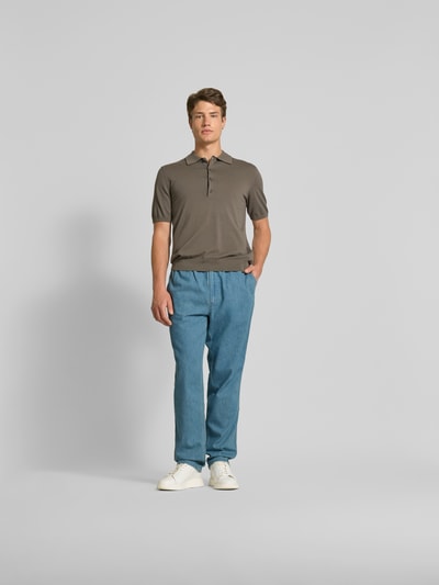 Closed Stoffhose mit elastischem Bund Jeansblau 1