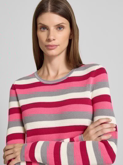 Christian Berg Woman Sweter z dzianiny z okrągłym dekoltem Fuksjowy 3