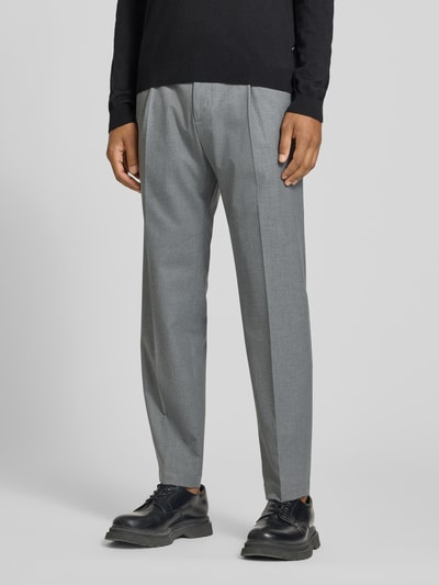 CINQUE Low Waist Business-Hose mit Bundfalten Silber 4