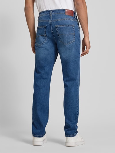 Pepe Jeans Straight Fit Jeans aus Baumwoll-Mix Modell 'CASH' Jeansblau 5