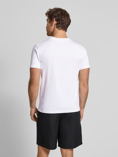 Zeybra T-shirt z nadrukowanym motywem Biały 5